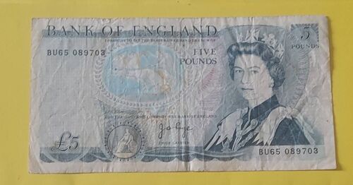 Angleterre 5 Pounds 1971/1972
