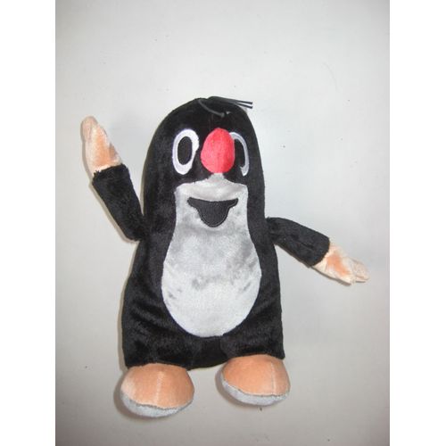 Peluche Doudou Taupe Noire Souriante Mu Zdenek Miler 23 Cm