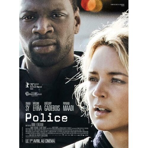 Police - Véritable Affiche De Cinéma Pliée - Format 40x60 Cm - De Anne Fontaine Avec Omar Sy, Virginie Efira, Grégory Gadebois - 2020