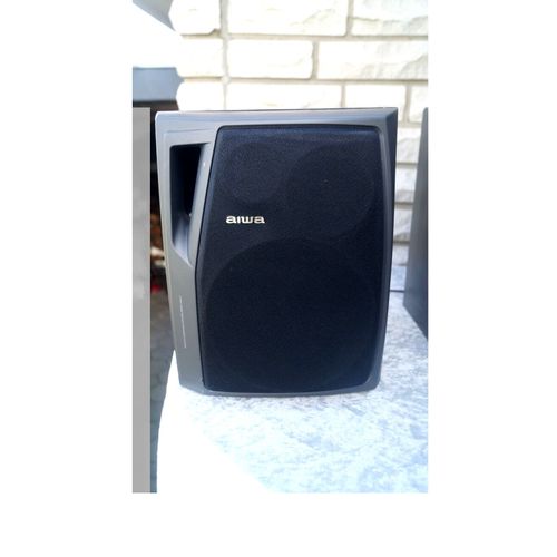 HAUT PARLEUR ENCEINTE SPEAKER CAISSON AMPLIFICATEUR 3 WAY BASS REFLEX SPEAKER SYSTEM AIWA transducteur électric signal audio son connexion réseau croisé amplifié niveau de puissance fort écouter music