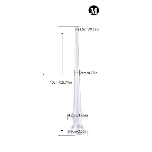 Gode Anal Super Long À Ventouse, Masseur De Prostate, Fouet Anal, Plug Anal, Mastelljaune, Énorme Dilatateur, Jouets Sexuels