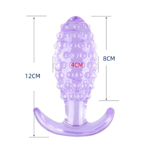 Godemiché Anal En Silicone Ananas Pour Femme, Jouet Pour Adulte, Plug Anal Pour Débutant, Jouet Pour Stimulation Vaginale, Point G