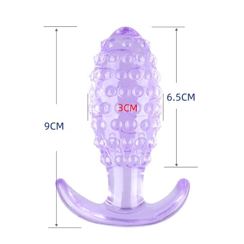 Godemiché Anal En Silicone Ananas Pour Femme, Jouet Pour Adulte, Plug Anal Pour Débutant, Jouet Pour Stimulation Vaginale, Point G