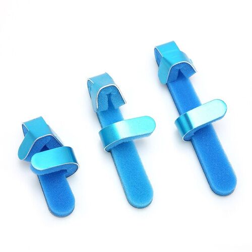 Attelle De Doigt En Mousse D'aluminium, 1 Pièce, Pour Maillet, Entorse Du Doigt, Fracture, Soulagement De La Douleur, Immobilisation Des Articulations Du Doigt 