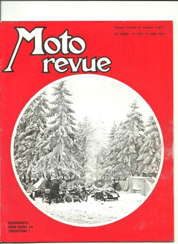 Moto Revue N° 1963 Du 17/01/1970
