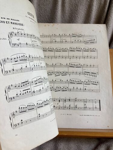 Gluck Air De Ballet Echo Et Narcisse Partition Piano Facile Le Couppey Ed. Maho