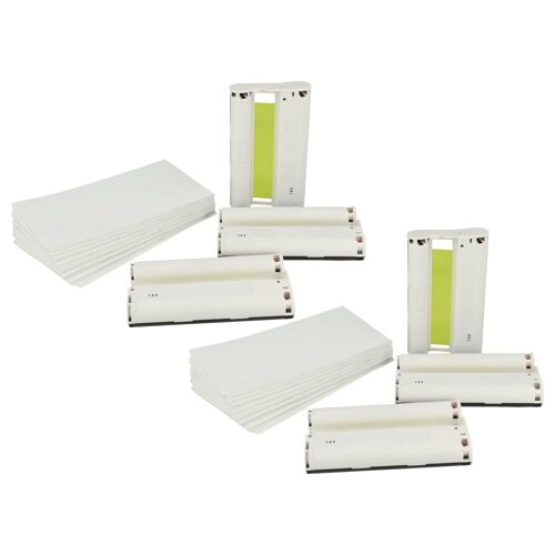 vhbw 2x Cartouches d'encre Cyan/Magenta/Jaune compatible avec Canon Selphy CP-300, CP-220 imprimante photo (pack de 2)