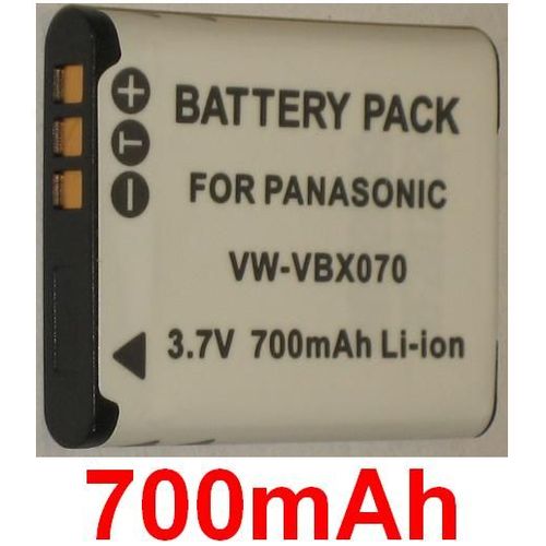 VW-VBX070 Batterie Compatible Panasonic