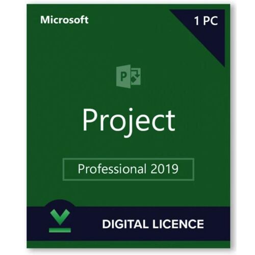 Microsoft Project Professionnel 2019 - Licence En Téléchargement