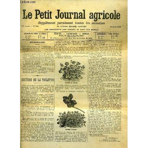 Le Petit Journal Agricole N° 641