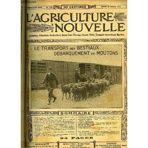 L'agriculture Nouvelle N° 1136 - Horticulture. ¿ S. Mottet : Un Nouveau Fraisier À Gros Fruits Remontants « Saint-Fiacre » (Av. Fig.).Viticulture. ¿ H. Latière : Chronique Viticole : Les ...
