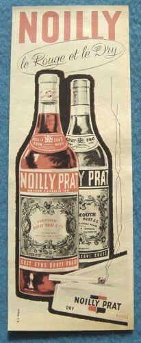 Publicité Papier - Vin Apéritif Noilly Prat De 1958