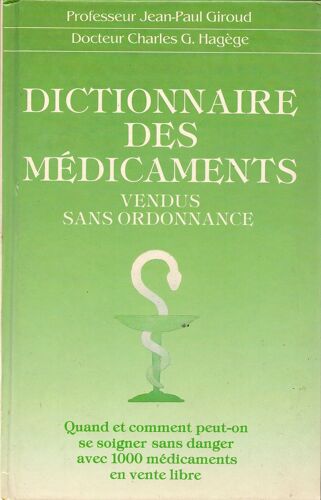 Dictionnaire Des Médicaments Vendus Sans Ordonnance
