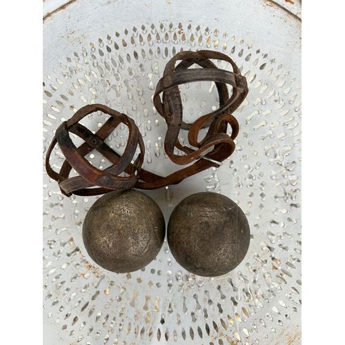 Doublette Et Leur Étui Vintage " Bronze"