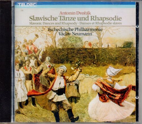Cd Antonin Dvorak Slawische Tanze Und Rhapsodie Vaclav Neumann Teldec 8.42203 Zk 1984