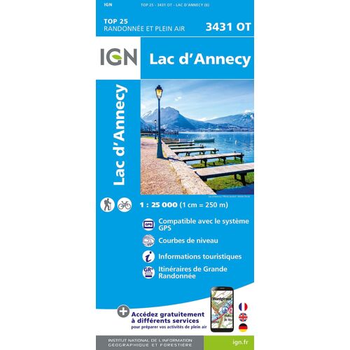 Lac D'annecy 1:25 000