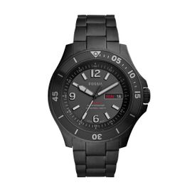 Montre Homme Fossil En Acier Noir