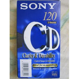Cassette VHS SONY 120mn