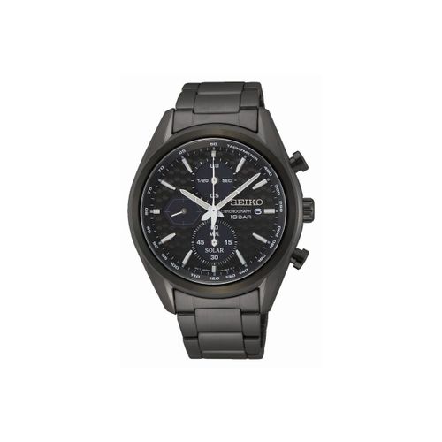 Montre Homme Seiko Sport En Acier Noir