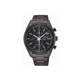 Montre Homme Seiko Sport En Acier Noir