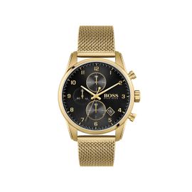 Hugo Boss Montre Doré Chronographe Hommes Skymaster 1513838