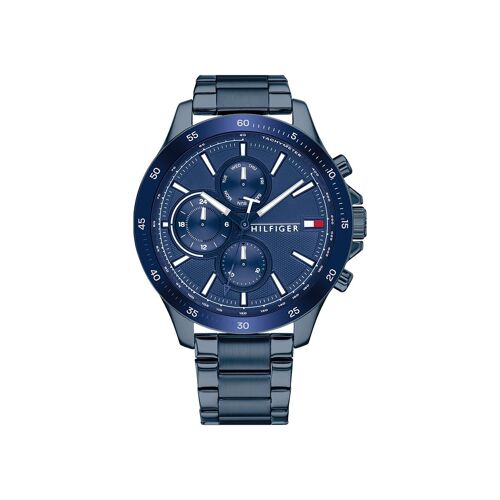 Tommy Hilfiger Montre Bleu Multi-Cadrans Hommes Bank 1791720