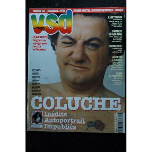 Vsd 947 Coluche Cover + 8 P. - Patrick Sébastien - Drag King - 1995 10