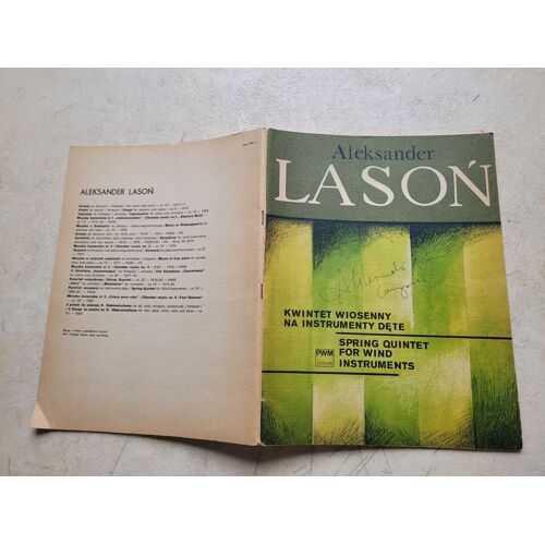 Aleksander Lason Spring Quintet (5tet À Vent)