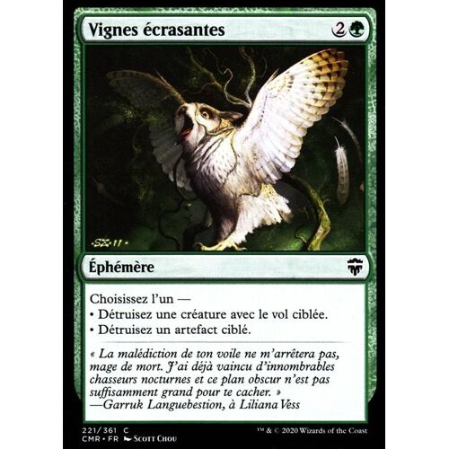 Vignes Écrasantes - Mtg - Commander Légendes - C - 221/361