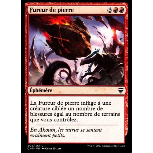 Fureur De Pierre - Mtg - Commander Légendes - C - 203/361