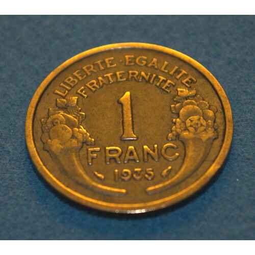 1 Franc Morlon 1935 - Rare