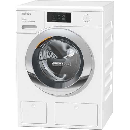 Machine à laver hublot séchante Miele WT1 WTR860WPM PWash&TDos 8/5 kg - 59.6x63.7x85 cm (lxpxh) - 8 kg - 1600 tours/min - blanc lotus