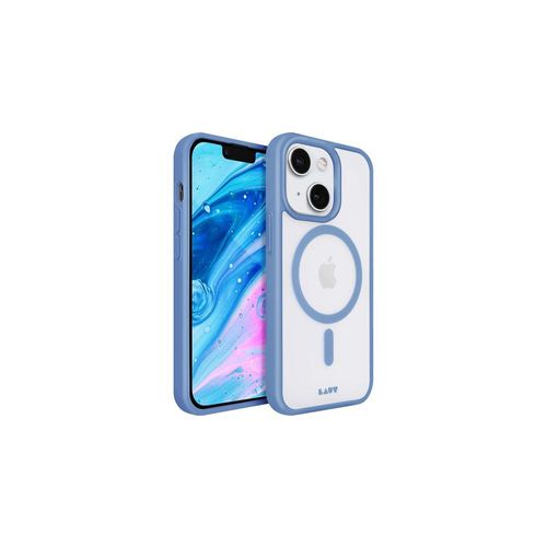 Coque Laut Iphone 14promax Magsafe Transparent/Bleu