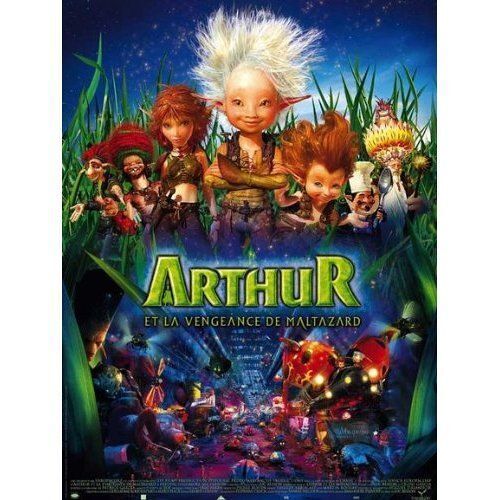 Arthur Et La Vengeance De Maltazard - Véritable Affiche De Cinéma Pliée - Format 120x160 Cm - De Luc Besson Avec Freddie Highmore, Selena Gomez, Robert Stanton, Penny Balfour, Ron Crawford - 2009