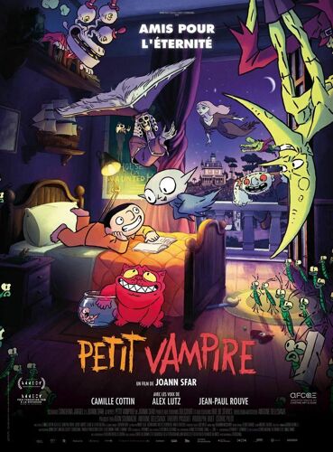 Petit Vampire - Véritable Affiche De Cinéma Pliée - Format 40x60 Cm - De Joann Sfar Avec Les Voix De Alex Lutz, Camille Cottin, Jean-Paul Rouve - 2020