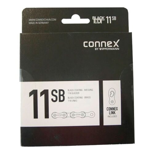 Chaîne Wippermann Connex 11 Sb Black Edition 118 Maillons Noir