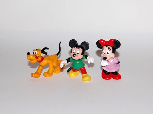 Disney  Lot Mickey Minnie Pluto Bully70/80