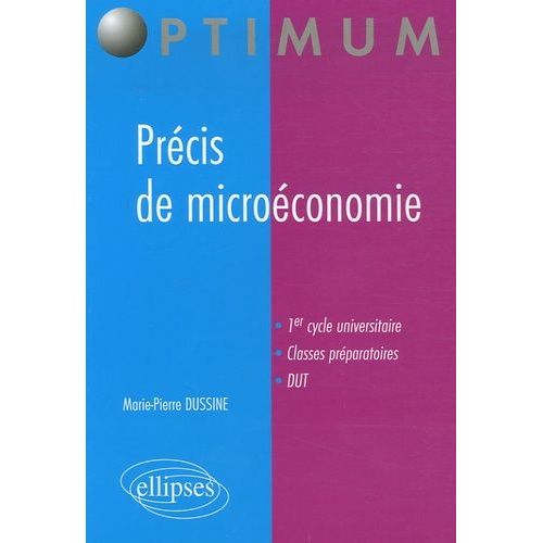 Précis De Microéconomie