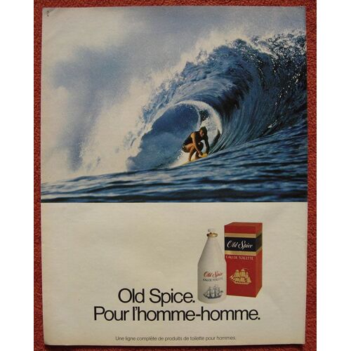 Publicité Papier - Eau De Toilette Old Spice De 1981