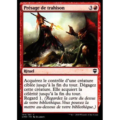 Présage De Trahison - Mtg - Commander Légendes - C - 194/361