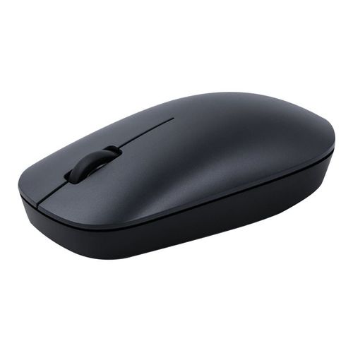 Xiaomi Lite - Souris - ergonomique - optique - 3 boutons - sans fil - 2.4 GHz - récepteur sans fil USB - noir