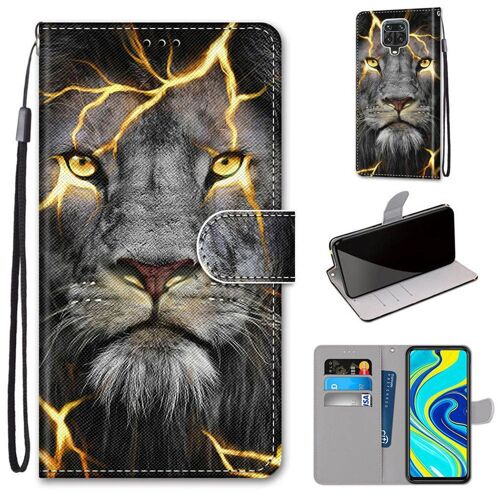 Xiaomi Redmi Note 9 Pro / Note 9s Coque, Saturcase Beau Pu Cuir Magnétique Flip Portefeuille Support Porte-Carte Dragonne Protecteur Coque Housse Étui Pour Xiaomi Redmi Note 9 Pro / Note 9s (Dk-5)