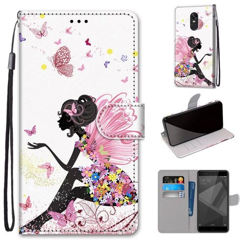 Xiaomi Redmi Note 4 / Note 4x Coque, Saturcase Beau Pu Cuir Magnétique Flip Portefeuille Support Porte-Carte Dragonne Protecteur Coque Housse Étui Pour Xiaomi Redmi Note 4 / Note 4x (Dk-1)