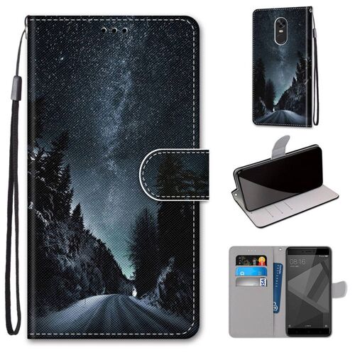 Xiaomi Redmi Note 4 / Note 4x Coque, Saturcase Beau Pu Cuir Magnétique Flip Portefeuille Support Porte-Carte Dragonne Protecteur Coque Housse Étui Pour Xiaomi Redmi Note 4 / Note 4x (Dk-14)