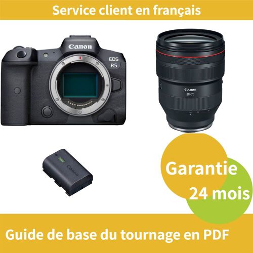 Canon EOS R5 Caméra+Canon Objectif RF 28-70mm f/2L USM+Canon batterie LP-E6NH Officielle