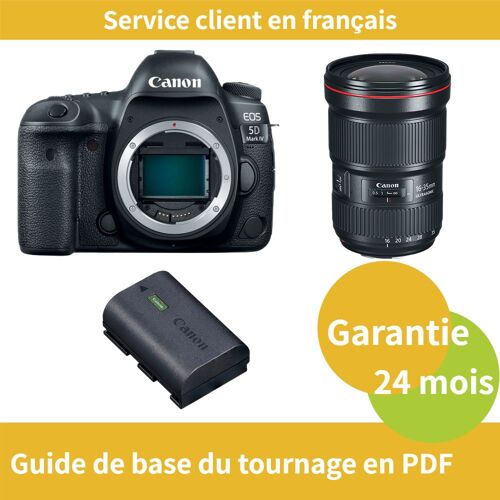Canon EOS 5D Mark IV Caméra+Canon Objectif EF 16-35mm f/2.8 L III USM+Canon batterie LP-E6NH Officielle