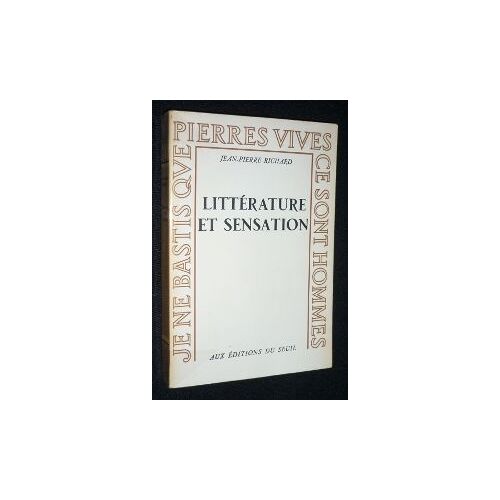 Littérature Et Sensation