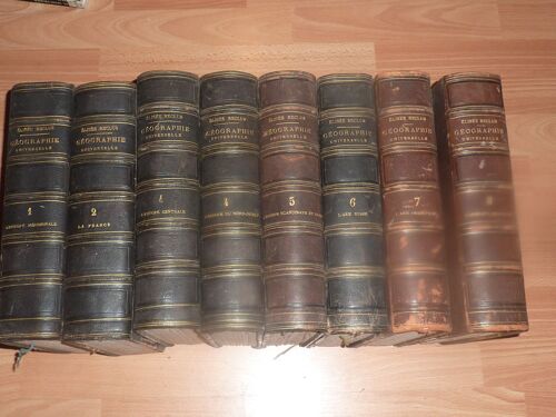 Elisée Reclus - Nouvelle Géographie Universelle En 8 Tomes Librairie Hachette De 1876 À 1883