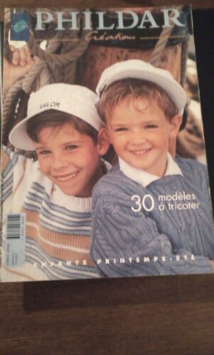 Phildar Créations N°314 30 Modèles À Tricoter De 2 À 14 Ans Printemps-Été