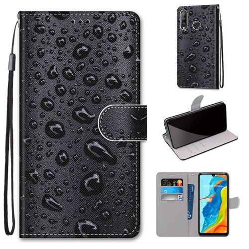 Huawei P30 Lite Coque, Saturcase Beau Pu Cuir Magnétique Flip Portefeuille Support Porte-Carte Dragonne Protecteur Coque Housse Étui Pour Huawei P30 Lite (Dk-34)